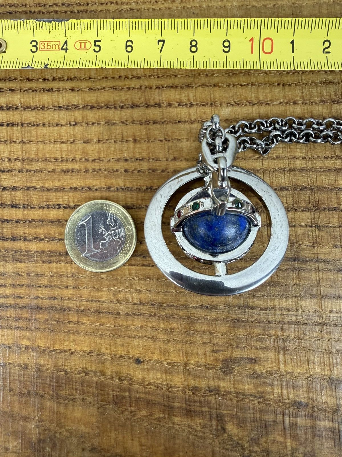 Vivienne Westwood Vintage Vivienne Westwood Lapis Lazuli Small Orb Necklace Size ONE SIZE - 13 Thumbnail