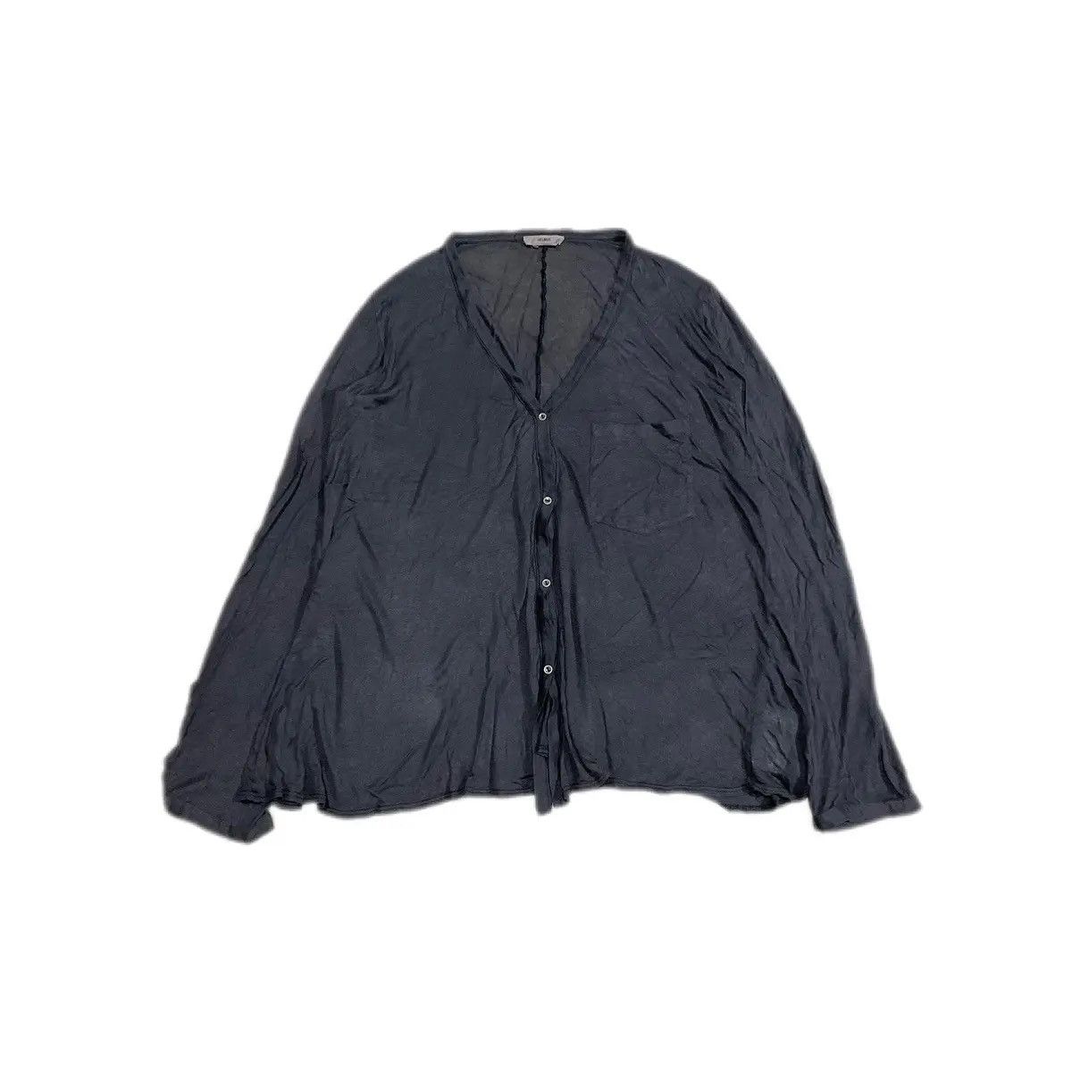 Designer × Helmut Lang ♟️ Helmut Lang Rayon Cardigan Size M / US 6-8 / IT 42-44 - 2 Thumbnail