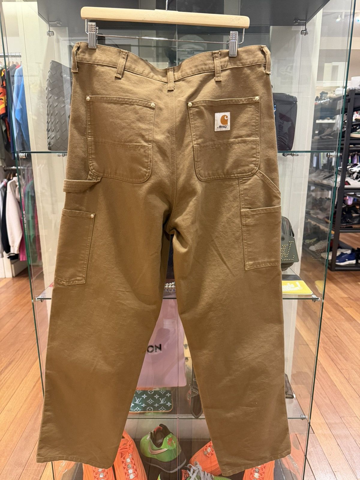 Awake NY × Carhartt Carhartt WIP X Awake NY Embroidered Carpenters Pants Size US 36 / EU 52 - 2 Thumbnail
