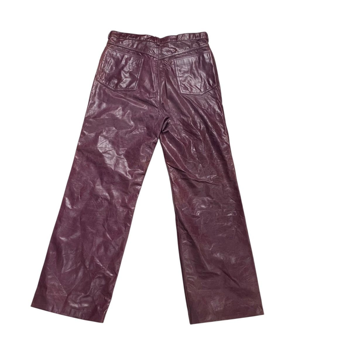 Genuine Leather Kazzo faux straight leather pant Size US 34 / EU 50 - 3 Thumbnail