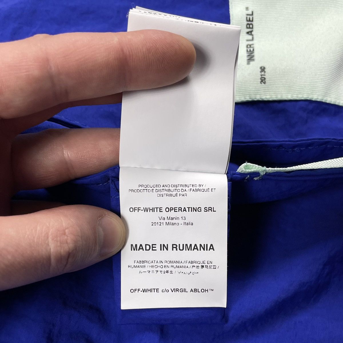 Off-White Off-White Logo Windbreaker Coat Full-length jackets Size US S / EU 44-46 / 1 - 18 Thumbnail