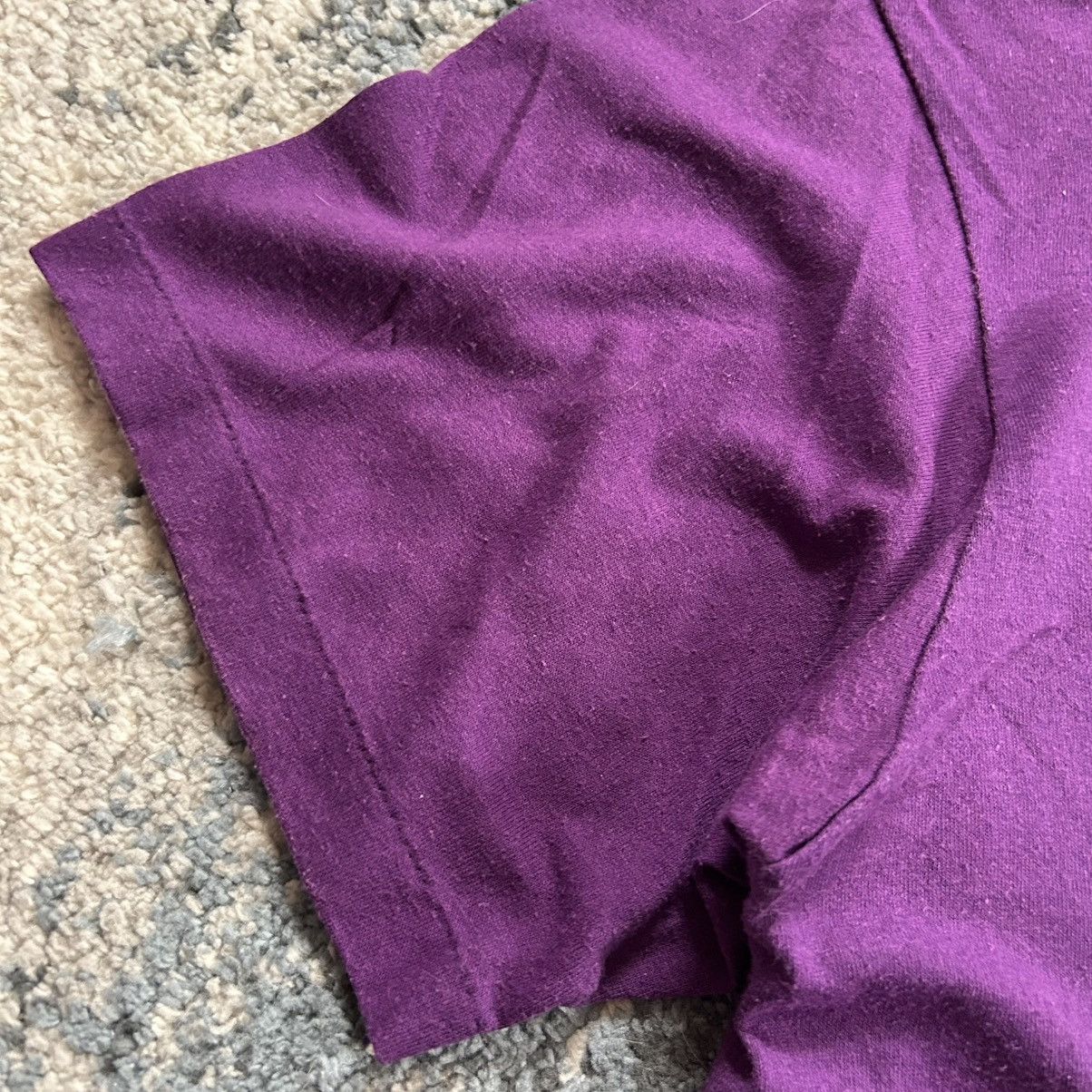Logo 7 90s COLORADO ROCKiES HiGH NECK SiNGLE STiTCH MLB TEE PURPLE Size US XL / EU 56 / 4 - 9 Thumbnail
