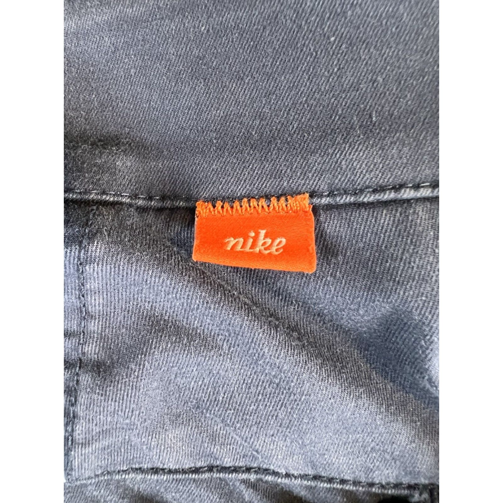 Nike Nike Dri-FIT UV Standard Fit Golf Chino Pants Mens 36 Blue 5-Pocket Logo Zipper Regular Straight Shorts? Size US 36 / EU 52 - 5 Thumbnail