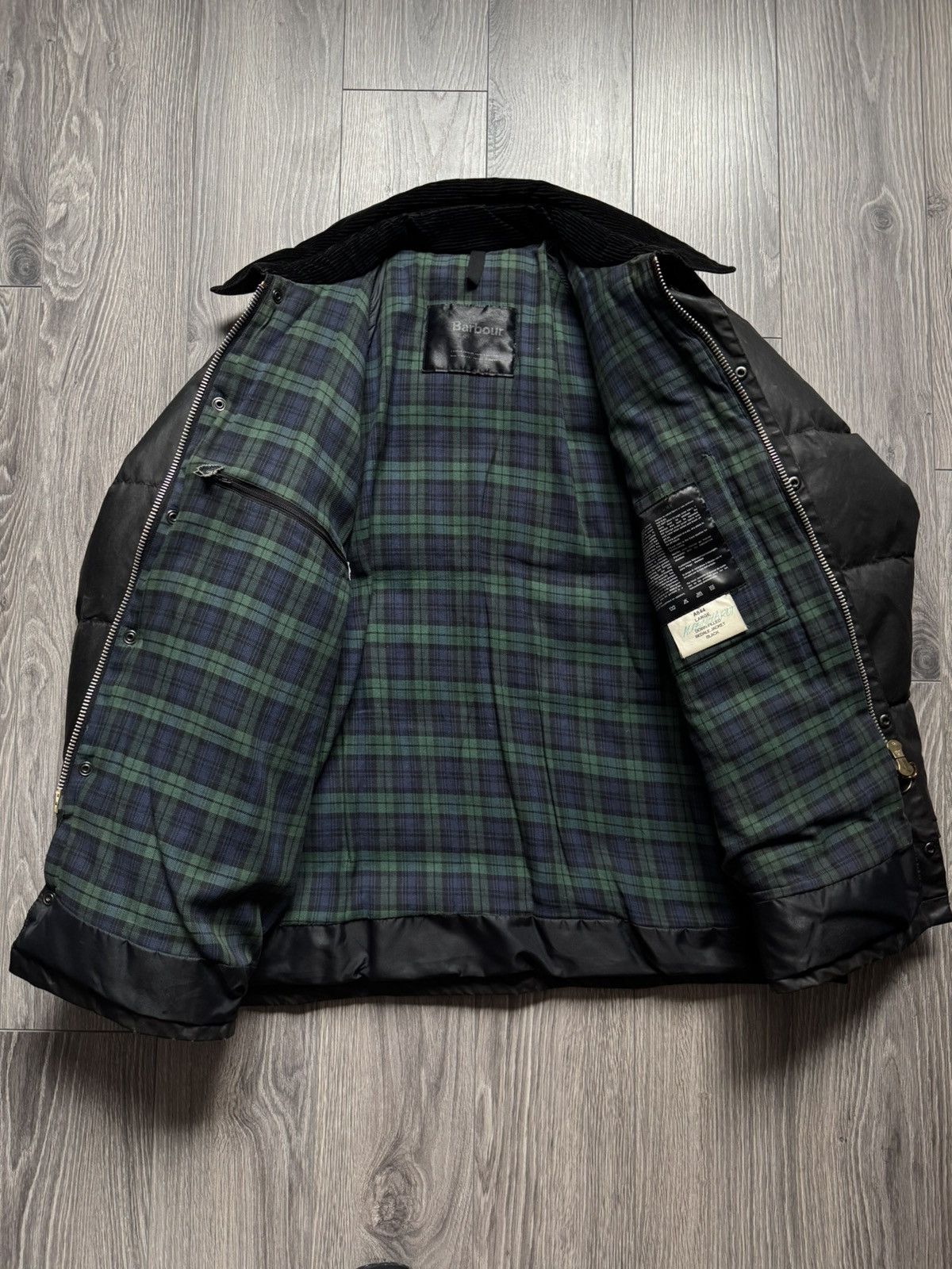 Barbour Barbour Down-Filled Bedale Puffer Jacket Black L Size US L / EU 52-54 / 3 - 2 Thumbnail