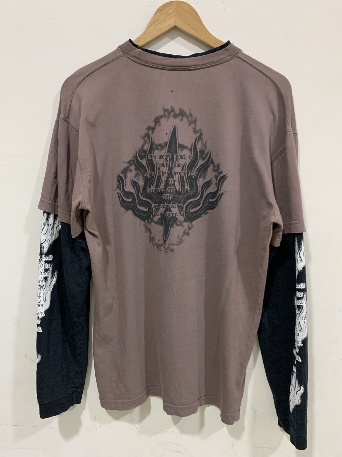 Japanese Brand Crazy Vintage Y2K Cyber Gothic Affliction Style Nature Tee Size US L / EU 52-54 / 3 - 1 Thumbnail