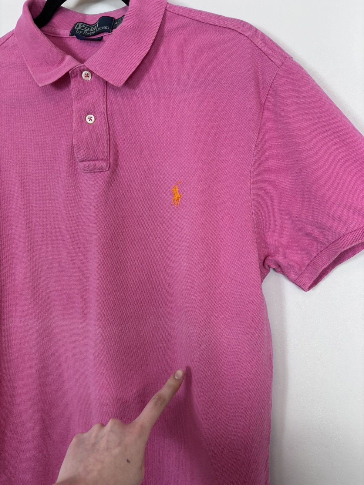 Polo Ralph Lauren Polo Ralph Lauren Vintage Men’s Pink Short Sleeve Polo Shirt Size US L / EU 52-54 / 3 - 9 Thumbnail