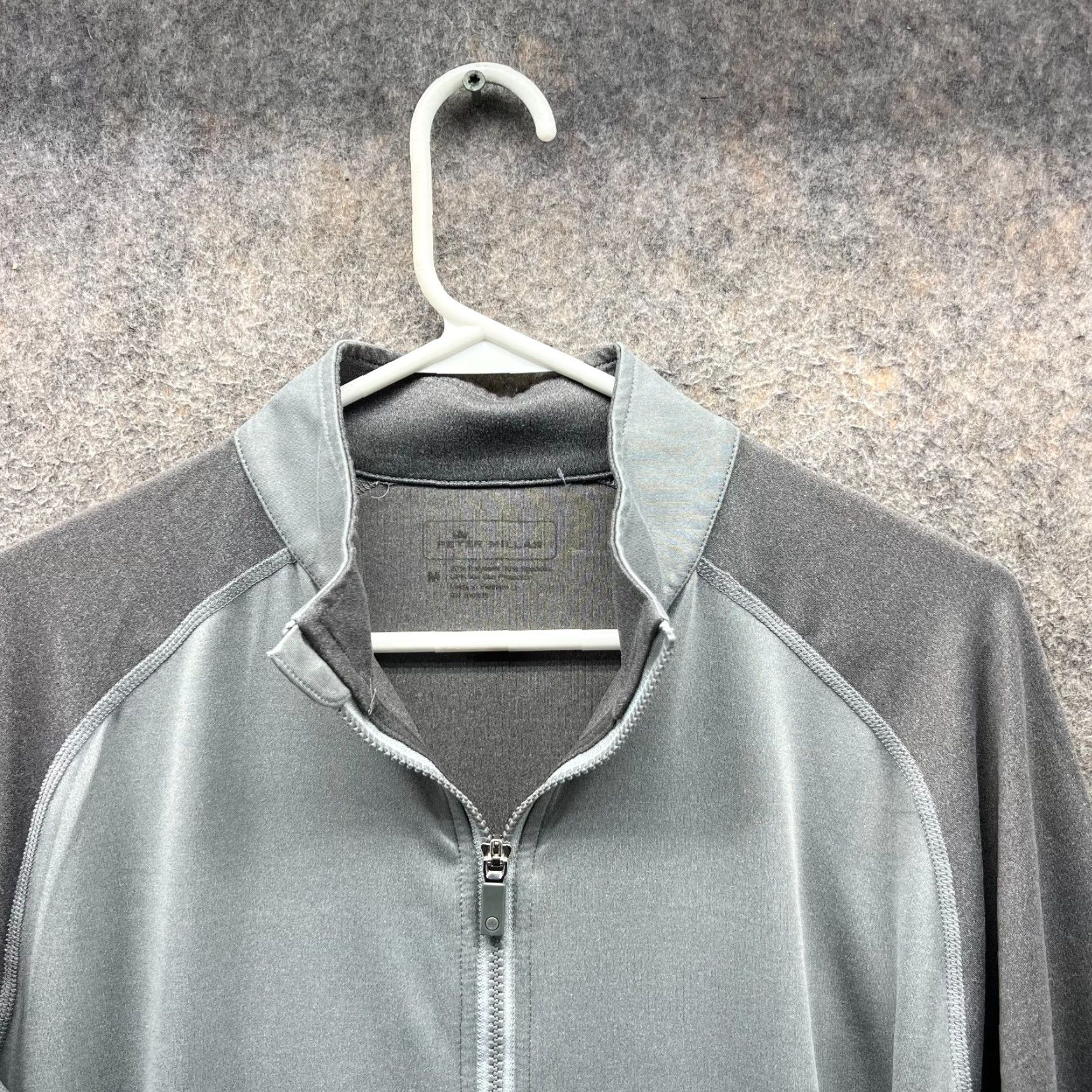 Peter Millar Peter Millar Jacket Womens M Gray Full Zip Windbreaker Performance Activewear Size M / US 6-8 / IT 42-44 - 7 Thumbnail