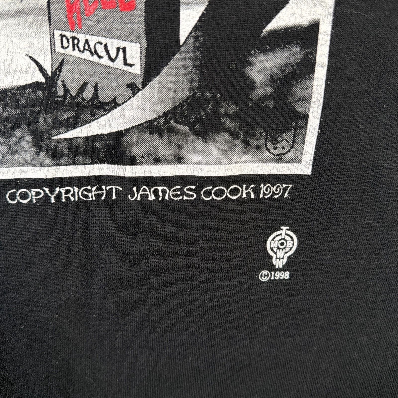 Vintage Vintage Goth Girl Shirt Mens XL Black 90s James Cook Fashion Size US XL / EU 56 / 4 - 3 Thumbnail