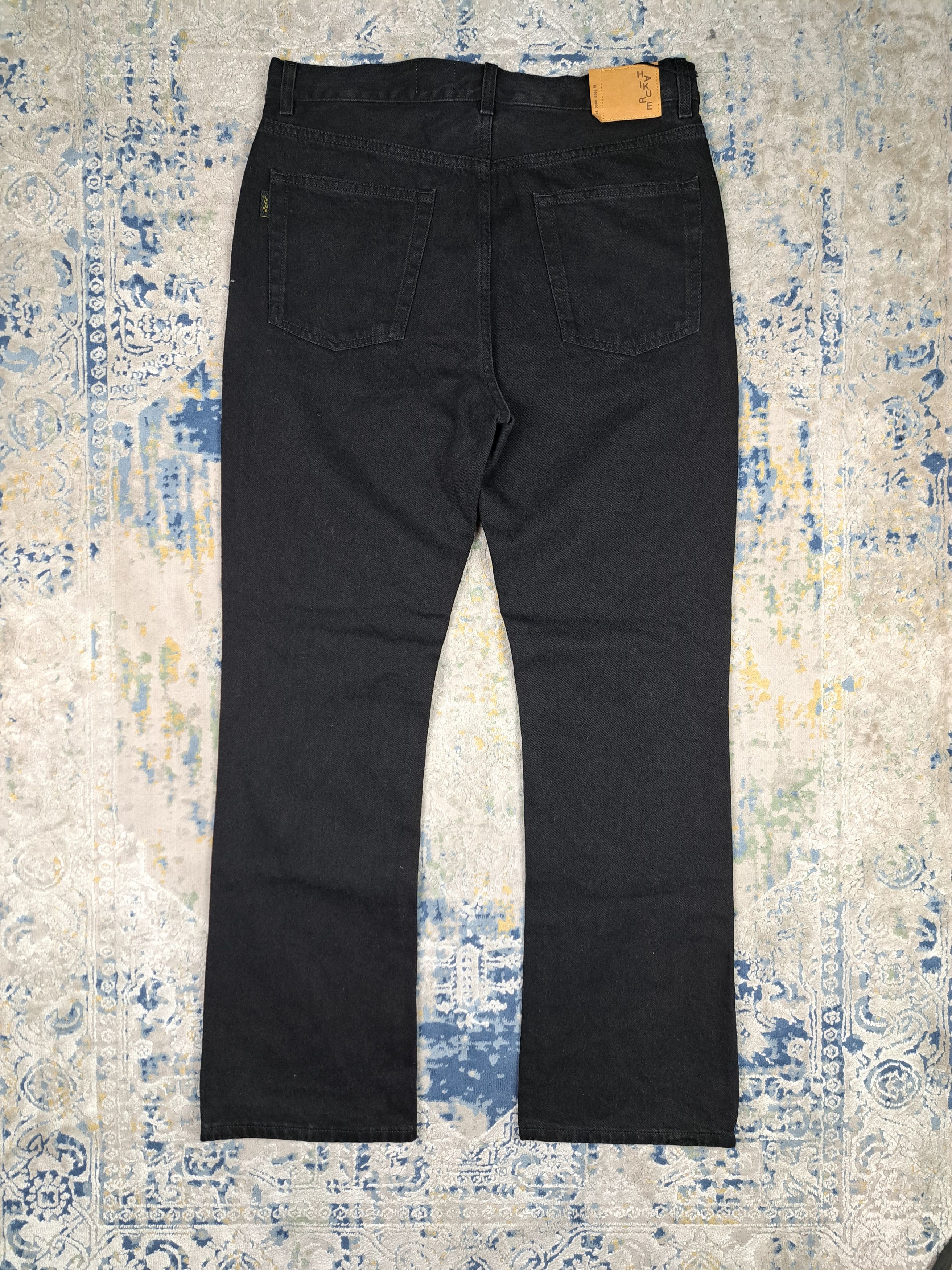 Haikure $220 RRP BNWT Haikure Fergus Black Rinse Wide Leg Denim Size US 33 - 2 Thumbnail