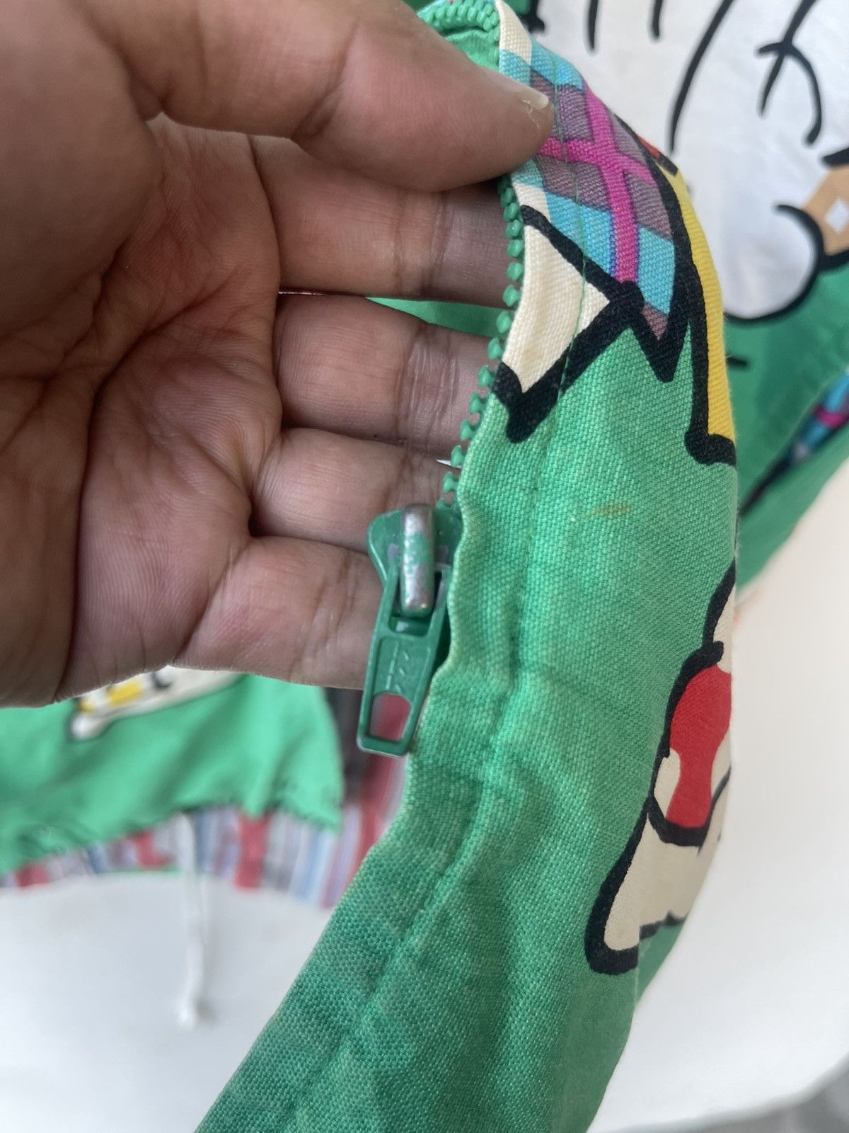 Cartoon Network RARE 90s Funny Boy Trio Cartoon Character Full Print Jacket Size US L / EU 52-54 / 3 - 6 Thumbnail