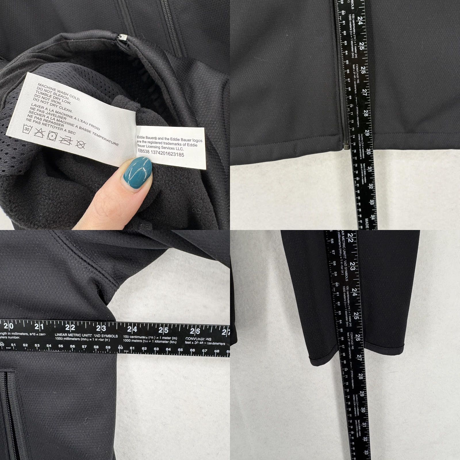 Eddie Bauer VINTAGE Eddie Bauer Jacket Mens XL Black Softshell Windbreaker Bravo Brio Logo Hiking Size US XL / EU 56 / 4 - 8 Thumbnail