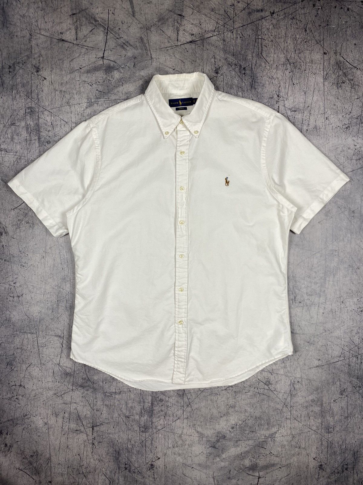 Polo Ralph Lauren × Ralph Lauren Polo Ralph Lauren Basic Button Up Shirt Size US XL / EU 56 / 4 - 2 Thumbnail
