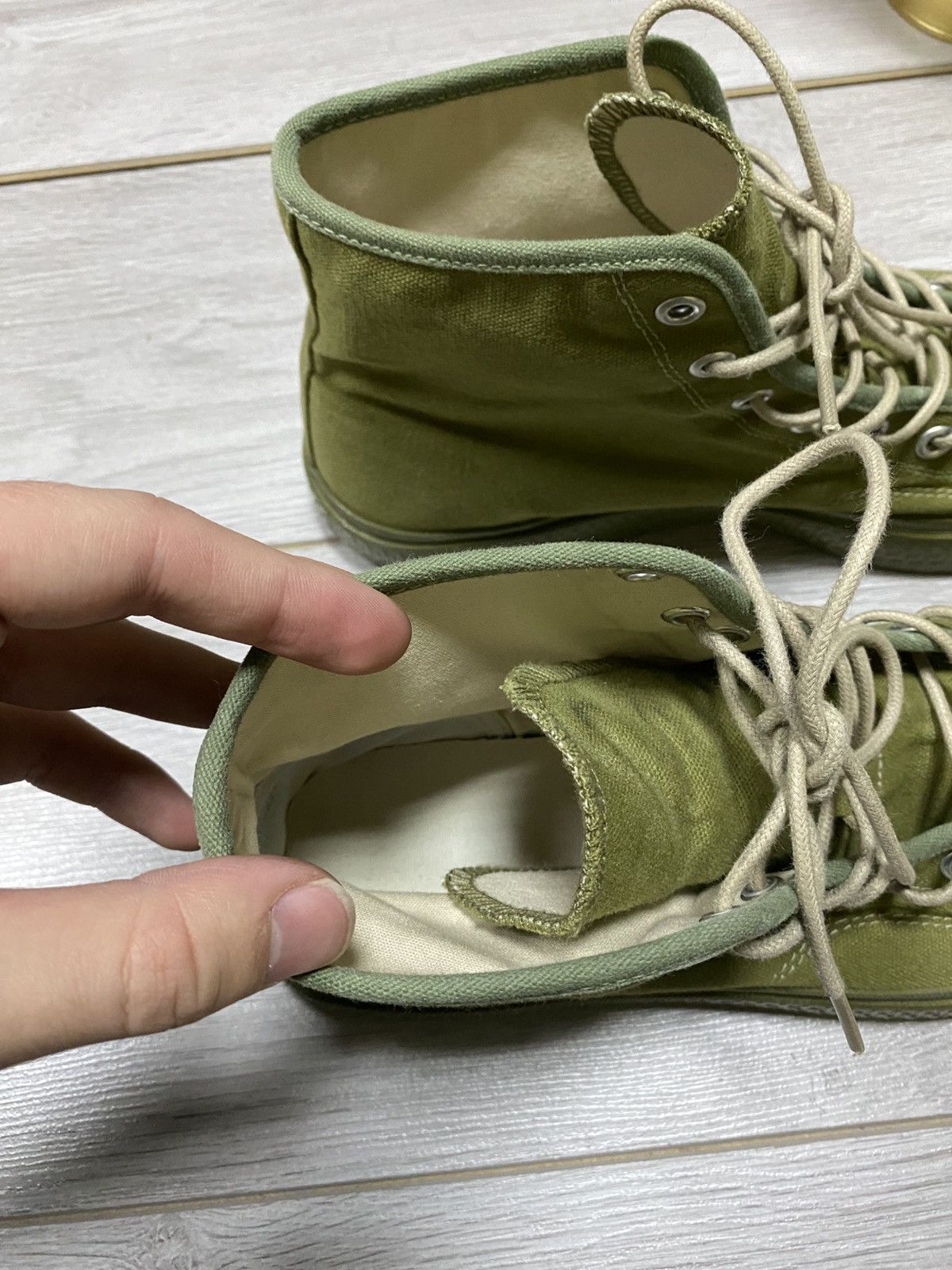 Acne Studios Acne Studios logos high sneakers shoes converse style Size US 10 / EU 43 - 9 Thumbnail