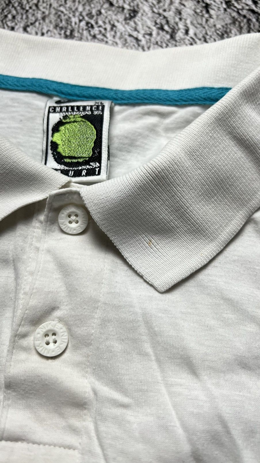 Nike VTG 90’s Nike challenge court polo Andre Agassi Size US XL / EU 56 / 4 - 5 Thumbnail