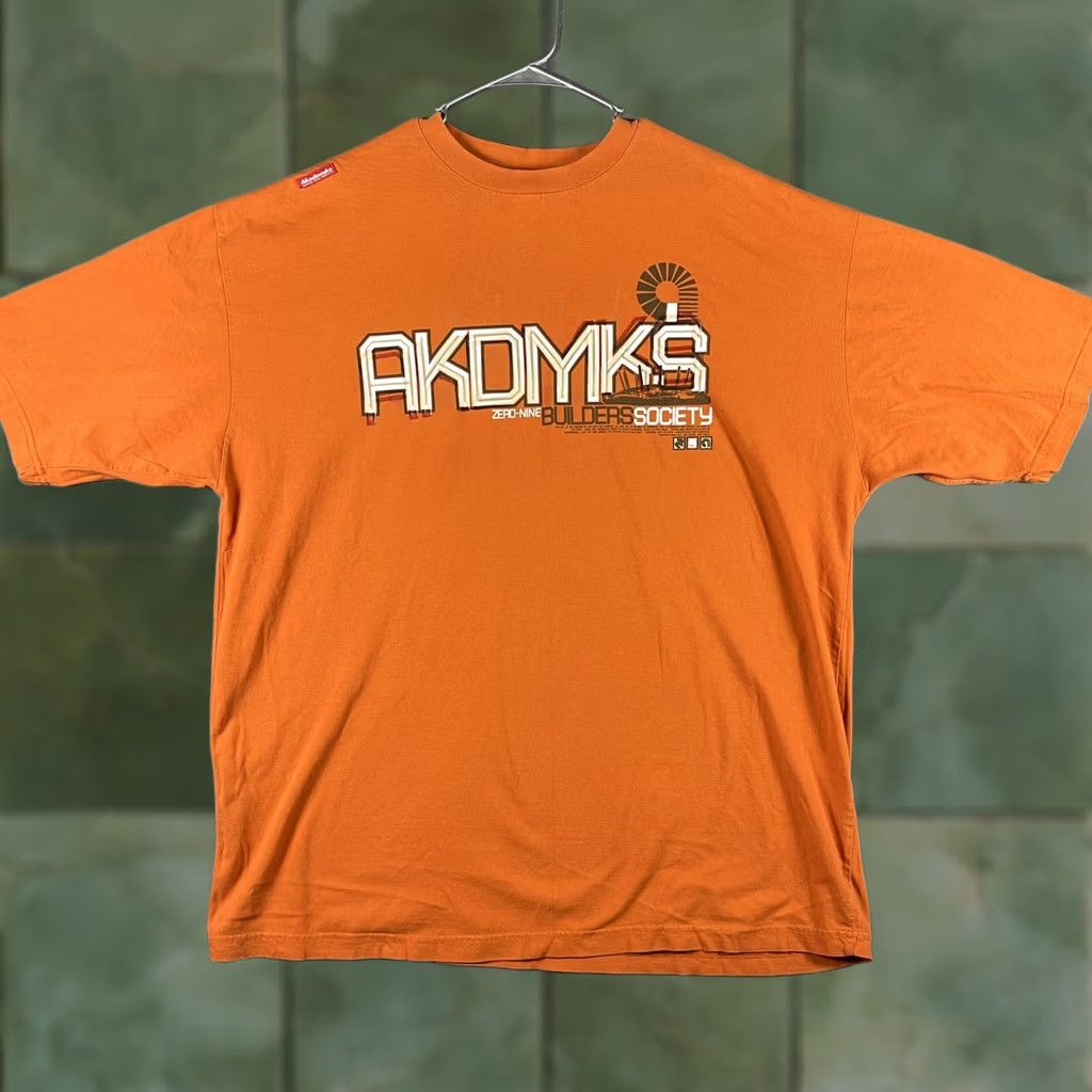 Akademiks Akademiks Shirt Mens 3XL Orange Zero-Nine Builders Society Graphic Tee Urban Size US XXL / EU 58 / 5 - 1 Thumbnail