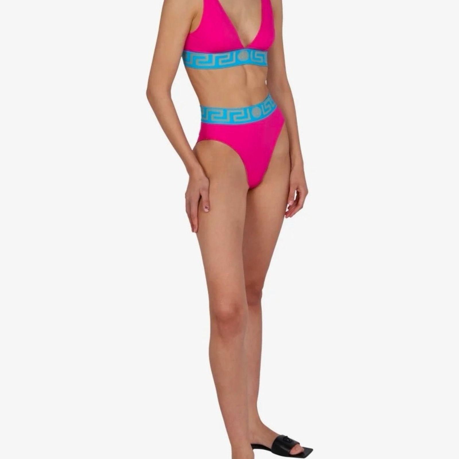 Versace Versace NWT SET bikini top & bottom! Pink & blue both XL 5 Size ONE SIZE - 3 Thumbnail