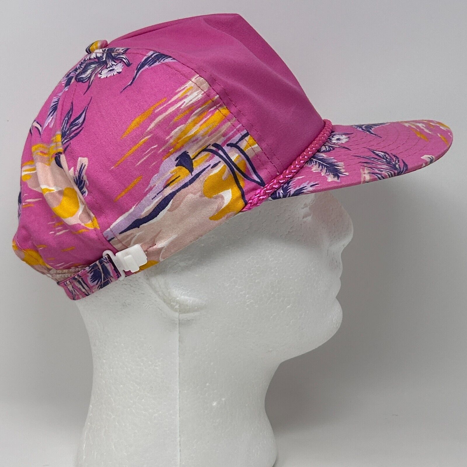 Nissan Vintage Blank Hawaiian Hat Baseball Cap Floral Hawaii Rope Size ONE SIZE - 7 Thumbnail