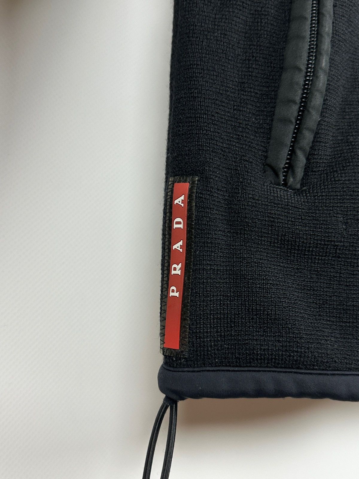 Prada Prada Red Tab Wool/Nylon Technical Knit Full Zip Jacket Size US M / EU 48-50 / 2 - 6 Thumbnail