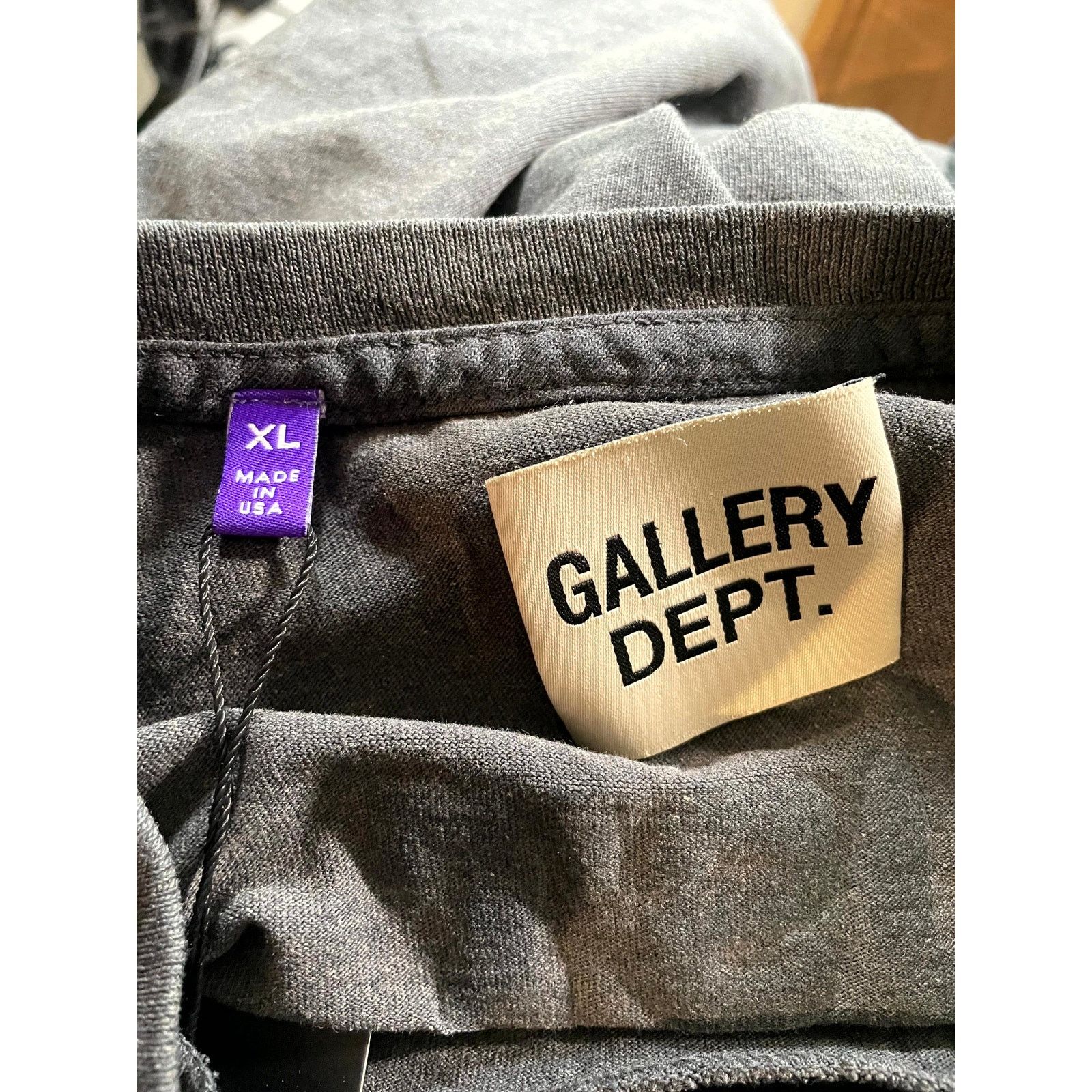 Gallery Dept. Gallery Dept Lost Prevention Grey Tee Size US XL / EU 56 / 4 - 3 Thumbnail
