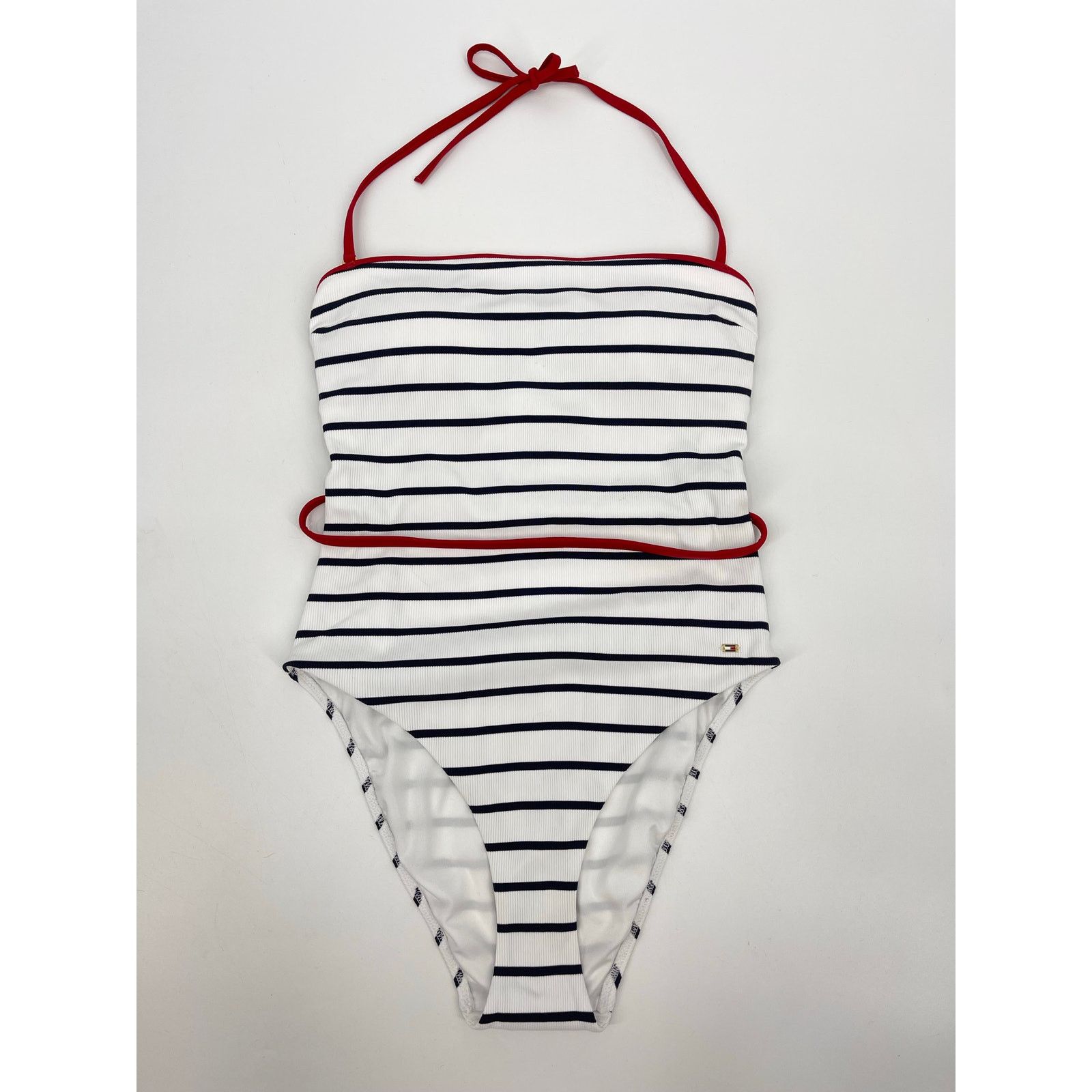 Tommy Hilfiger Tommy Hilfiger | NWT Sofia Capsule Stripe Belted Swimsuit Size S / US 4 / IT 40 - 5 Thumbnail