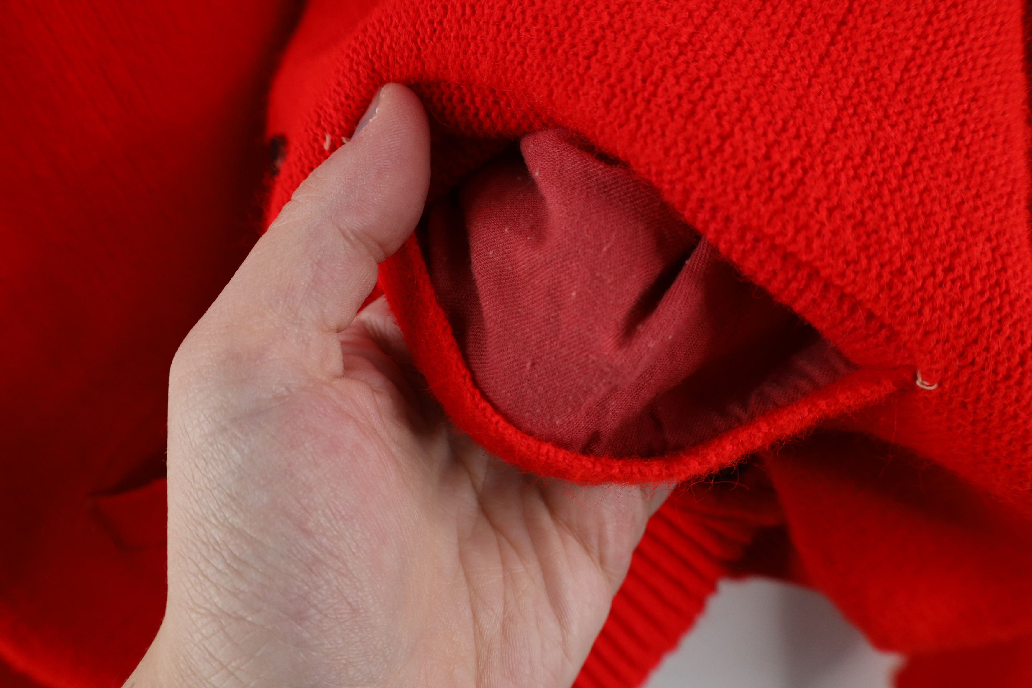 Vintage Vintage 50s 60s Streetwear Knit Cardigan Sweater Red USA Size US M / EU 48-50 / 2 - 6 Thumbnail
