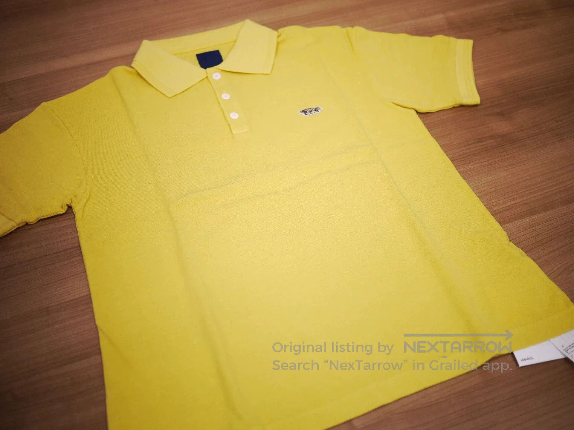 Visvim Yellow Short Sleeve Polo Shirt. Size US S / EU 44-46 / 1 - 2 Thumbnail