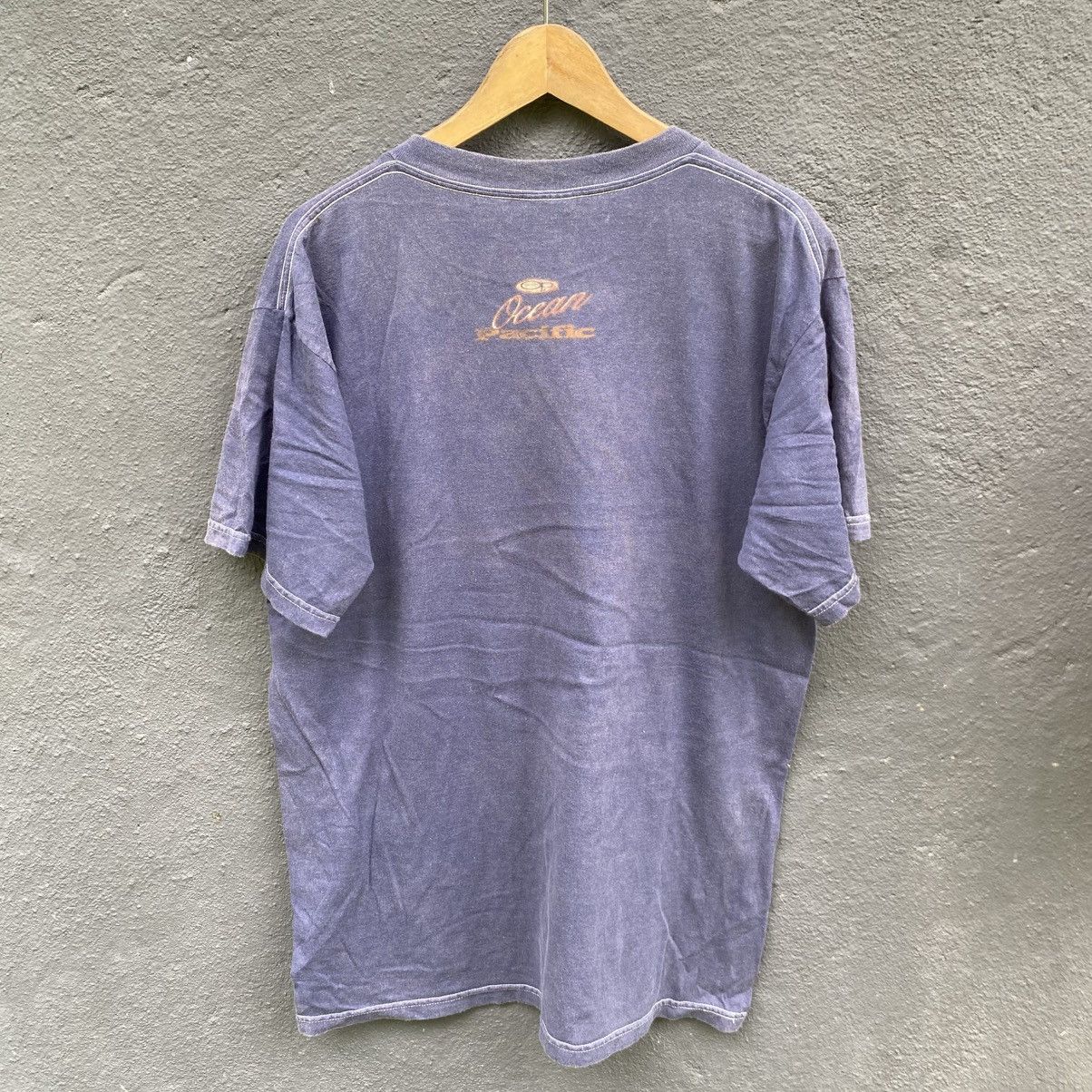 Ocean Pacific Thrashed Faded Vintage 90s Ocean Pacific Surfing Brand Tee Size US L / EU 52-54 / 3 - 3 Thumbnail