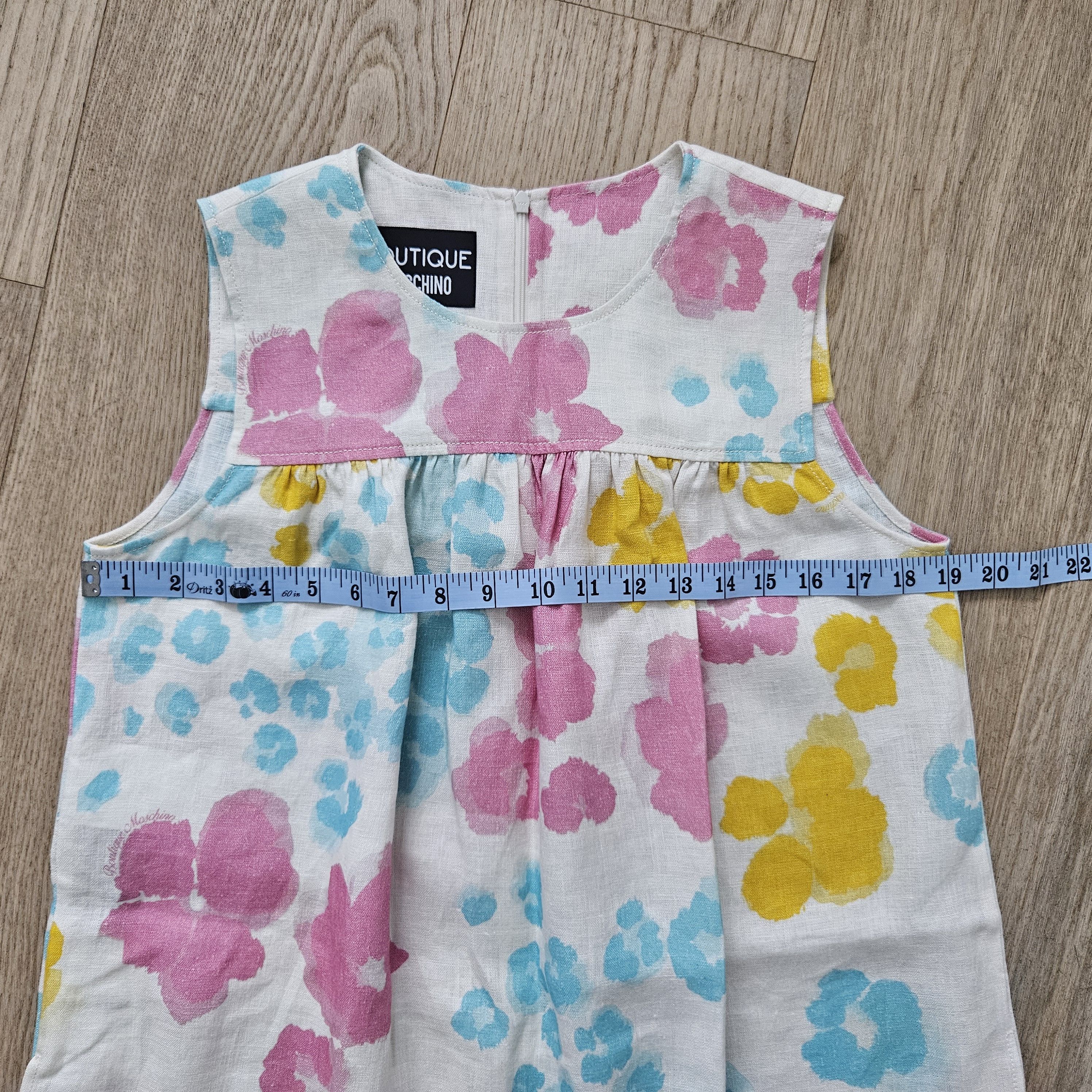 Boutique Moschino Boutique Moschino Floral Linen Shift Dress – IT 40 / US 4 Size S / US 4 / IT 40 - 7 Thumbnail