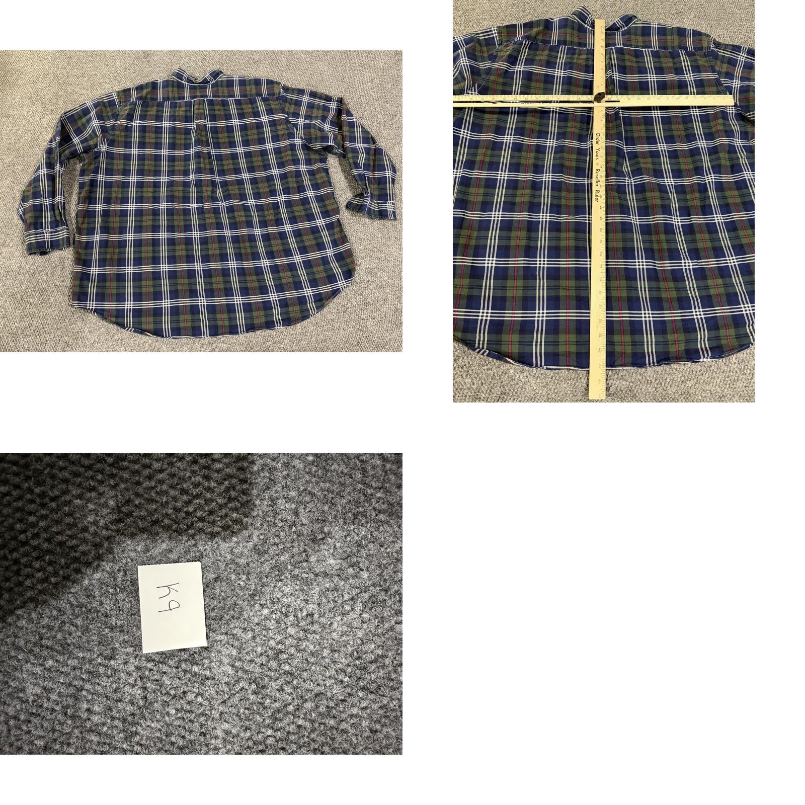 Ralph Lauren Ralph Lauren Shirt Mens 4XB Big & Tall Plaid Button-Down Long Sleeve Classic Fit Multicolor Size US XXL / EU 58 / 5 - 8 Thumbnail