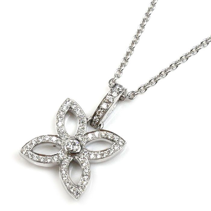 Louis Vuitton Louis Vuitton Louis Vuitton Pandantif Crackant Au750 Necklace Metal Necklace Q93158 Size ONE SIZE - 1 Thumbnail