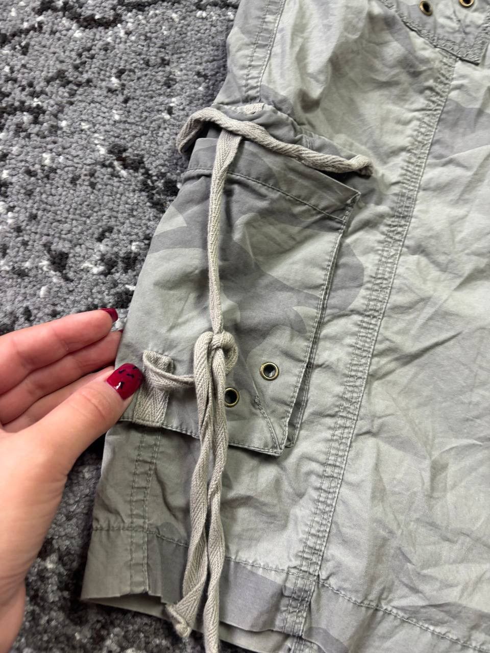 Vintage Vintage Y2K New Look Carti Syle Cargo Military Shorts Size US 33 - 2 Thumbnail