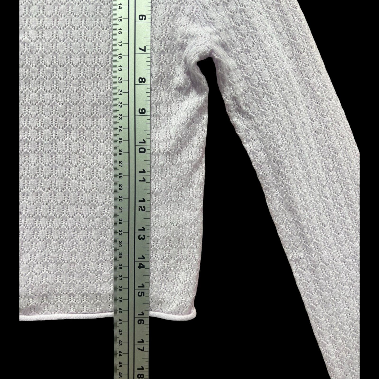 Other Wild Fable - Women's Mock Turtleneck Pointelle Pullover Swea Size XXS / US 00 / IT 34 - 5 Thumbnail