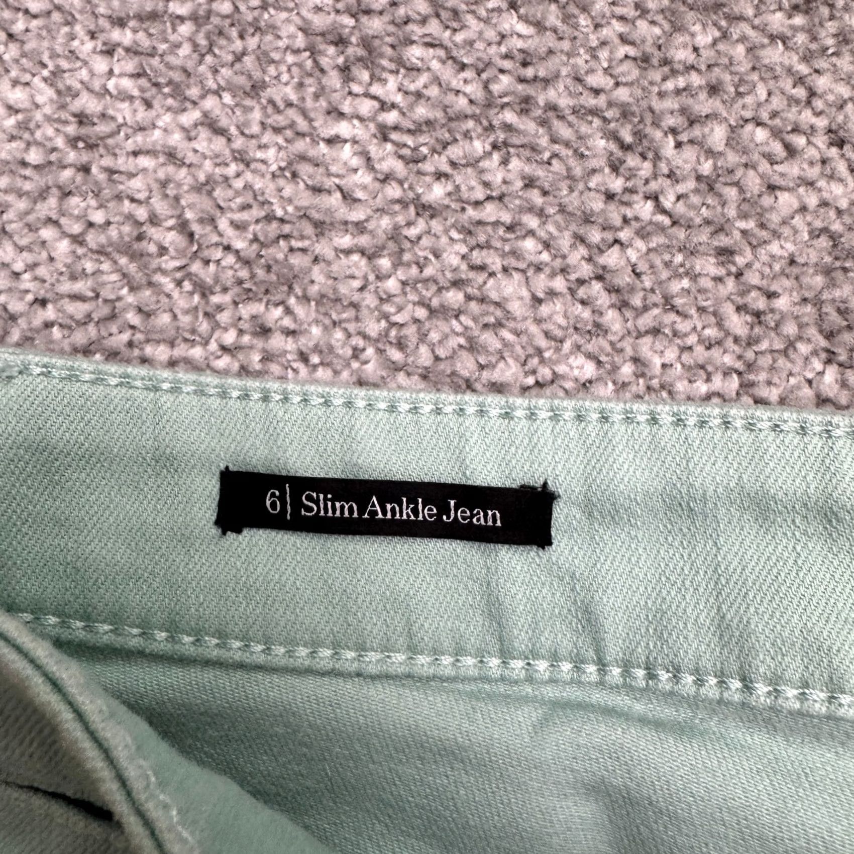 Talbots Talbots Slim Fit Ankle Denim Jeans Womens 6 Mint Green High Rise Stretch 30x25 Color Green 5-Pocket Style Ankle Brand Talbots Womens Size 6 Jeans Size 28" / US 6 / IT 42 - 7 Thumbnail