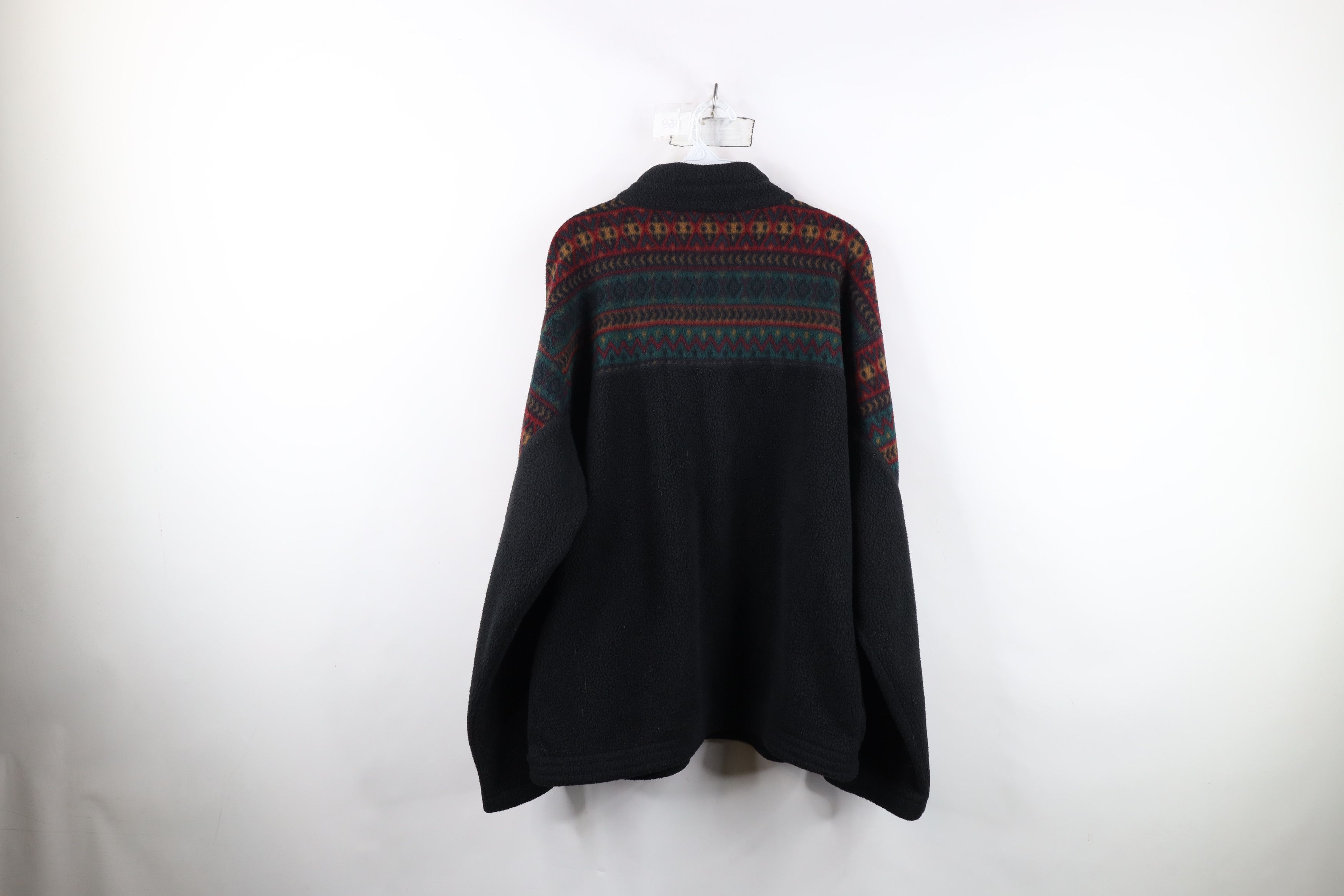 Vintage Vintage 90s Streetwear Southwestern Half Zip Fleece Sweater Size US M / EU 48-50 / 2 - 10 Thumbnail