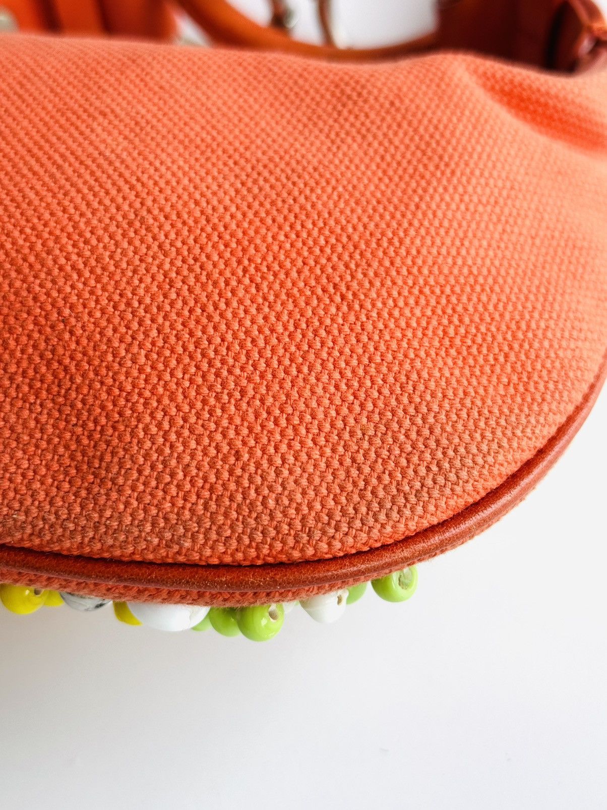 Chloe Vintage beaded Chloe Bracelet bag by Phoebe Philo orange Size ONE SIZE - 18 Thumbnail