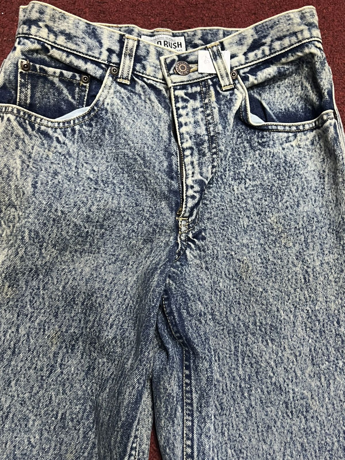 Vintage Gold Rush vintage acid wash jeans sz 28 Size US 29 - 3 Thumbnail