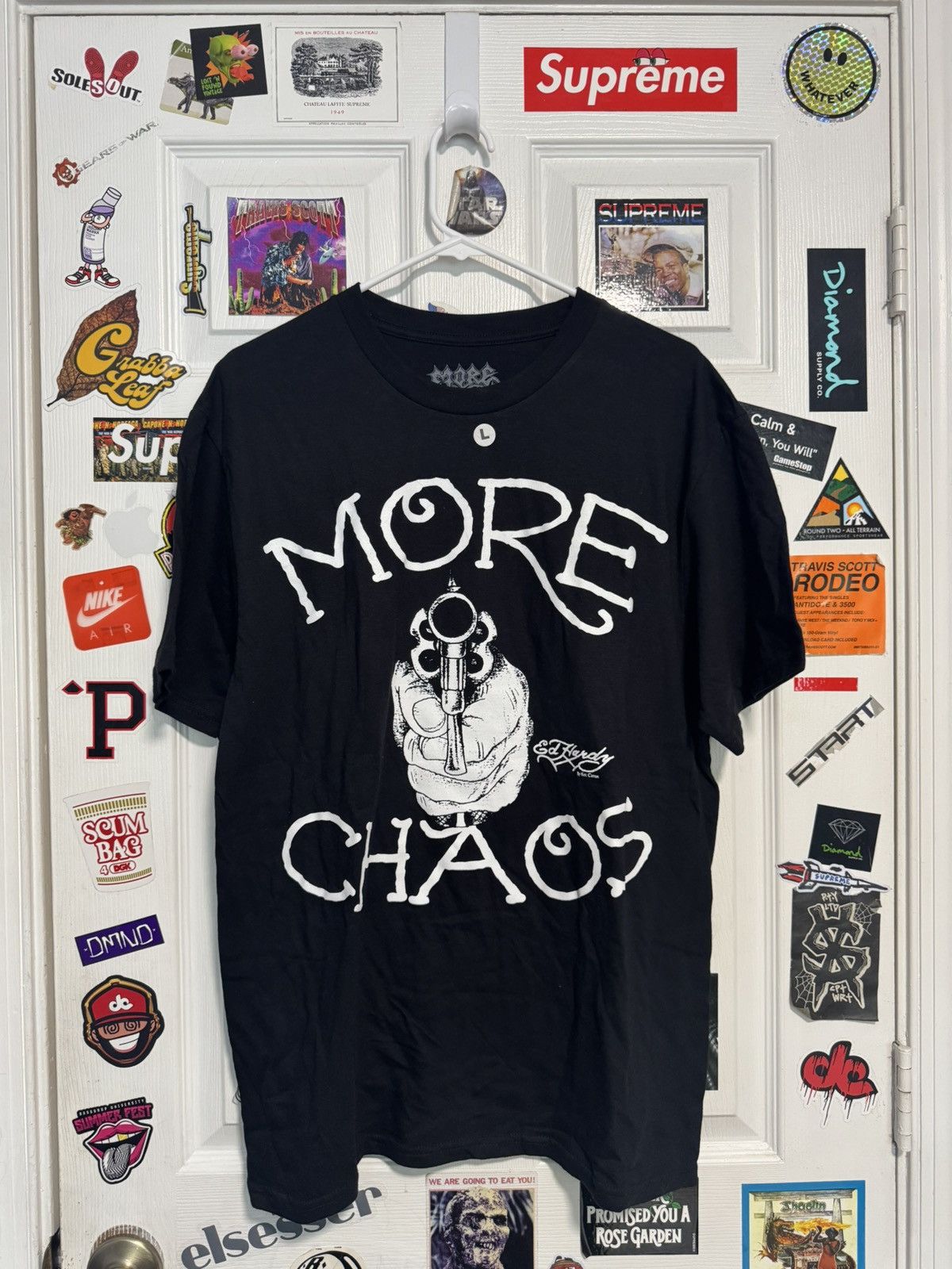 Ed Hardy × Ken Carson Ken Carson X Ed Hardy More Chaos ‘Barrel’ T-Shirt Size US L / EU 52-54 / 3 - 1 Thumbnail