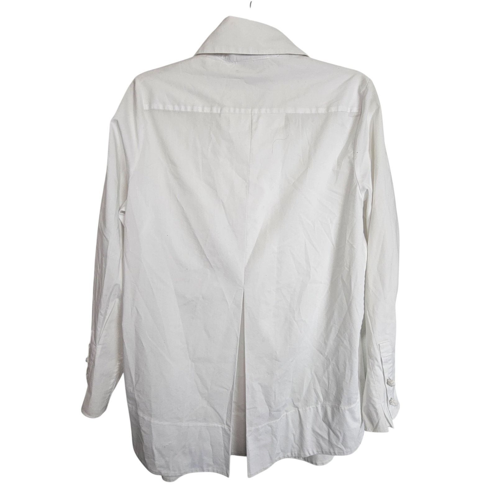Soft Surroundings Soft Surroundings Womens Pintuck Button Front Blouse Size M Size M / US 6-8 / IT 42-44 - 6 Thumbnail