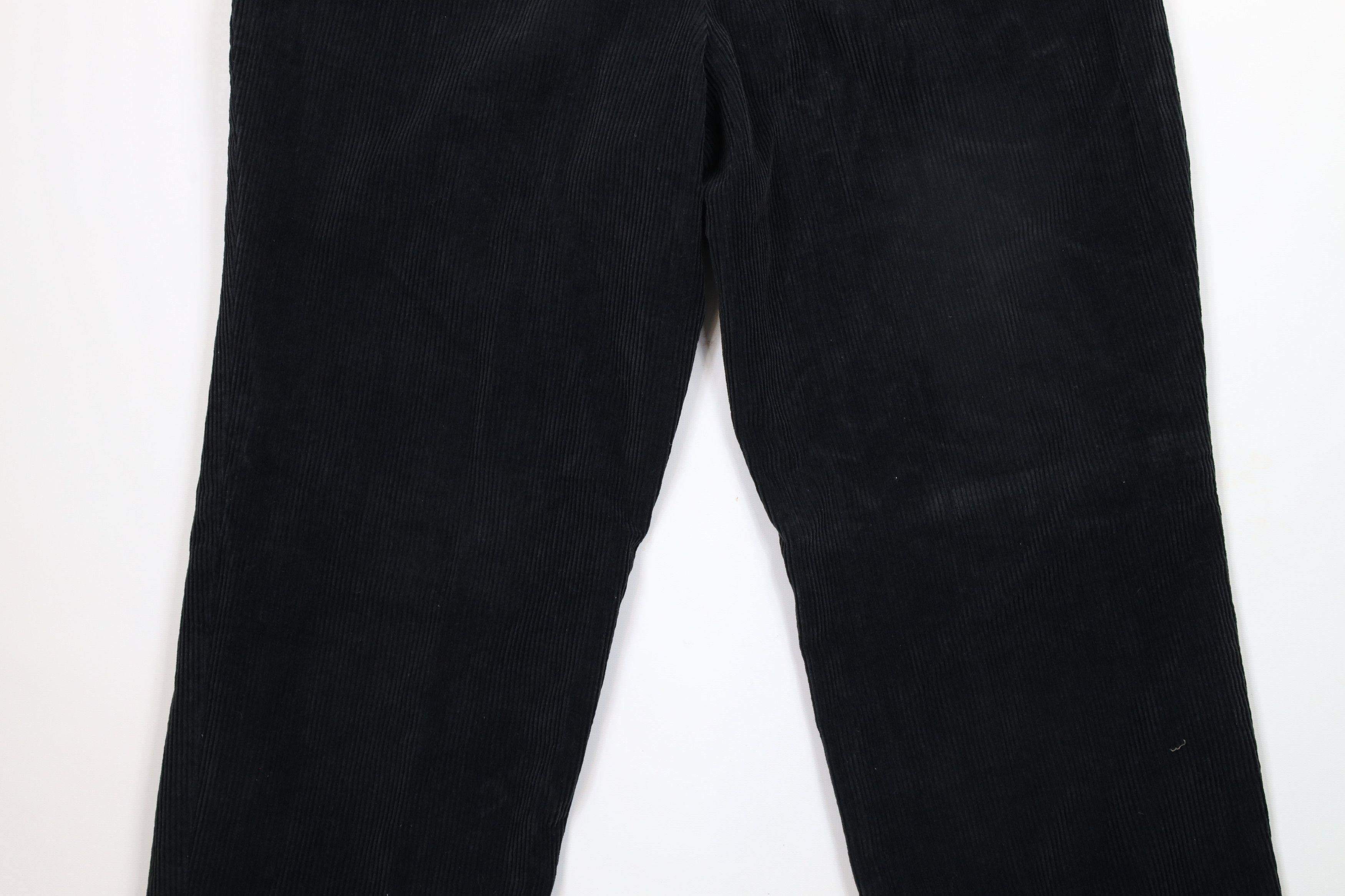 Brooks Brothers × Vintage Vintage 90s Brooks Brothers Wide Leg Corduroy Pants Black Size US 38 / EU 54 - 9 Thumbnail