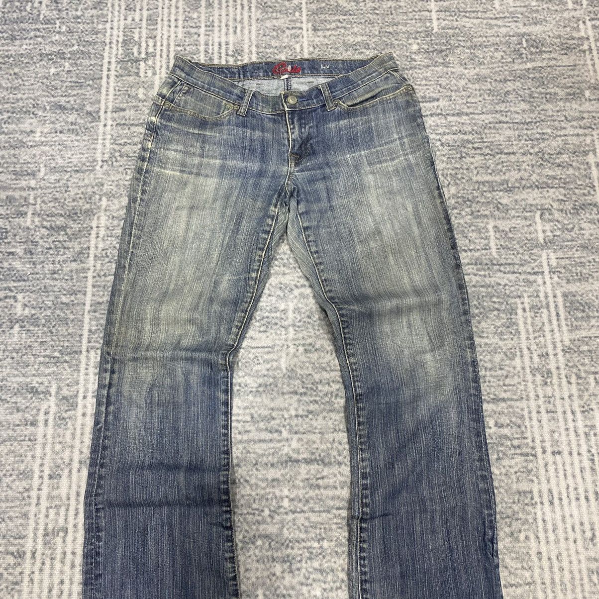 If Six Was Nine × Japanese Brand × Le Grande Bleu (L.G.B.) Flare☠️Blue Cult Washed Bootcut Cowboy Punk Jeans 90s Size US 30 / EU 46 - 5 Thumbnail