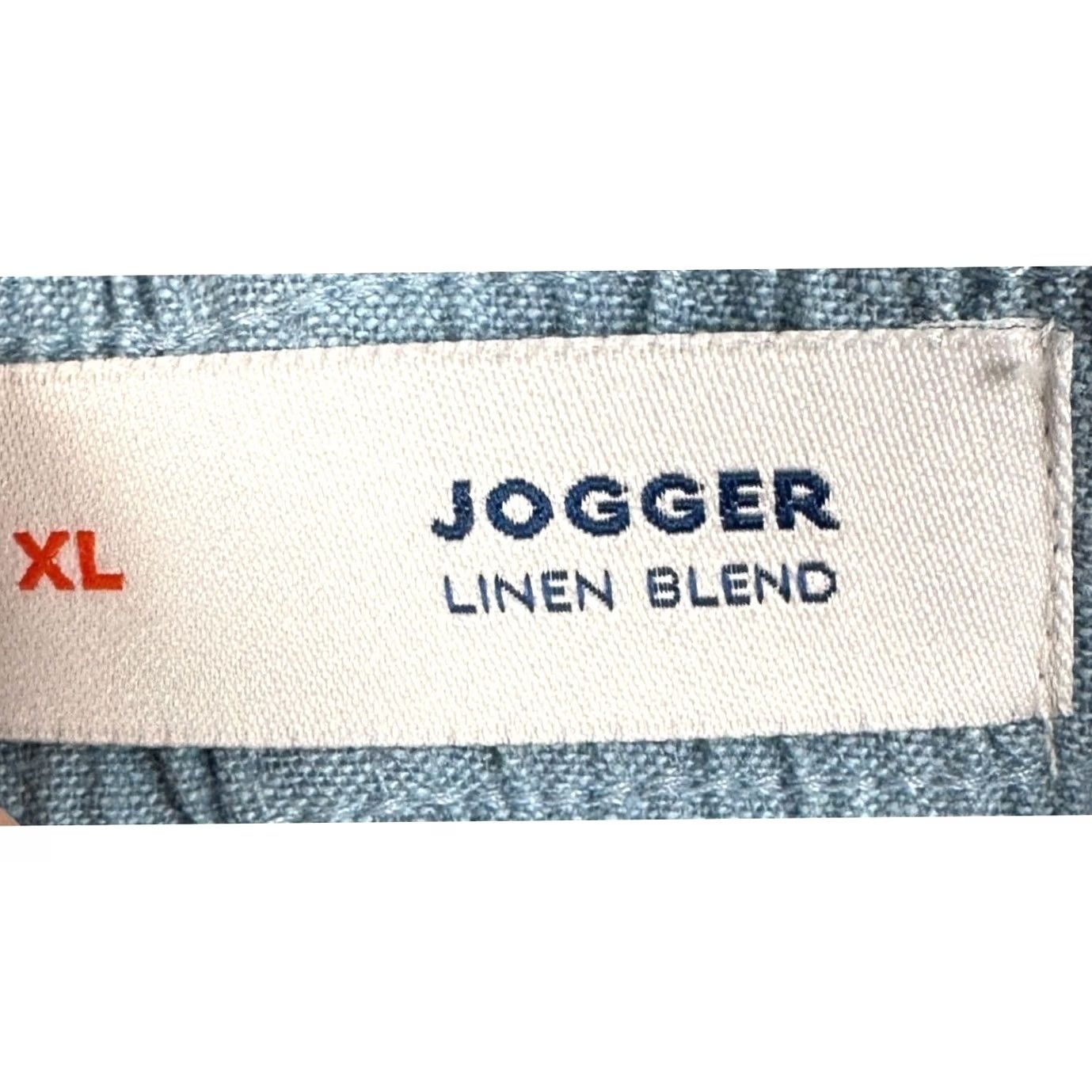 Old Navy Old Navy Linen Blend Jogger Shorts Mens XL Blue Casual Drawstring Stretch Waist Size US 38 / EU 54 - 4 Thumbnail