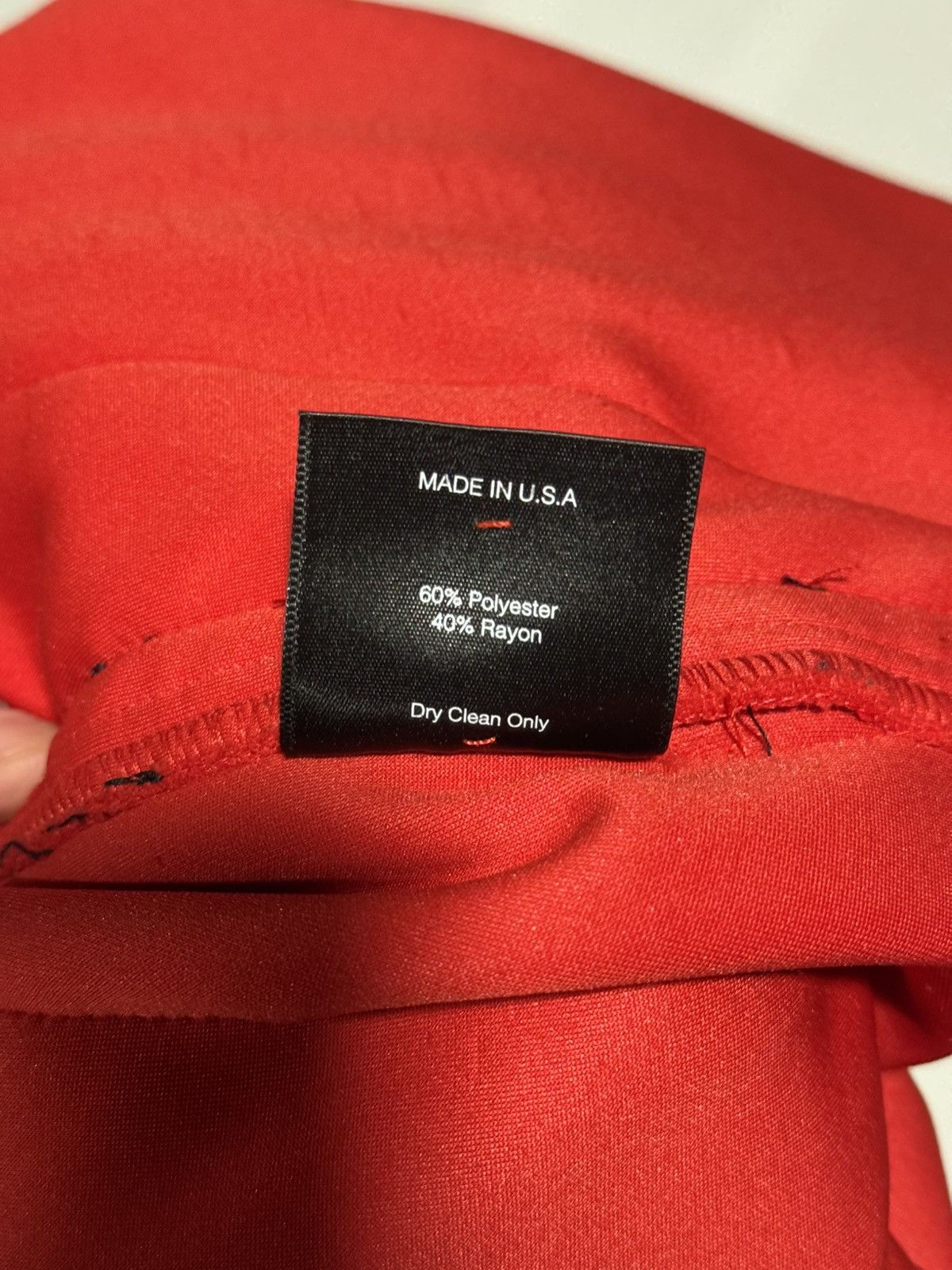 Rhude Rhude Custom Red Traxedo Pants L 34x29 Size US 34 / EU 50 - 6 Thumbnail