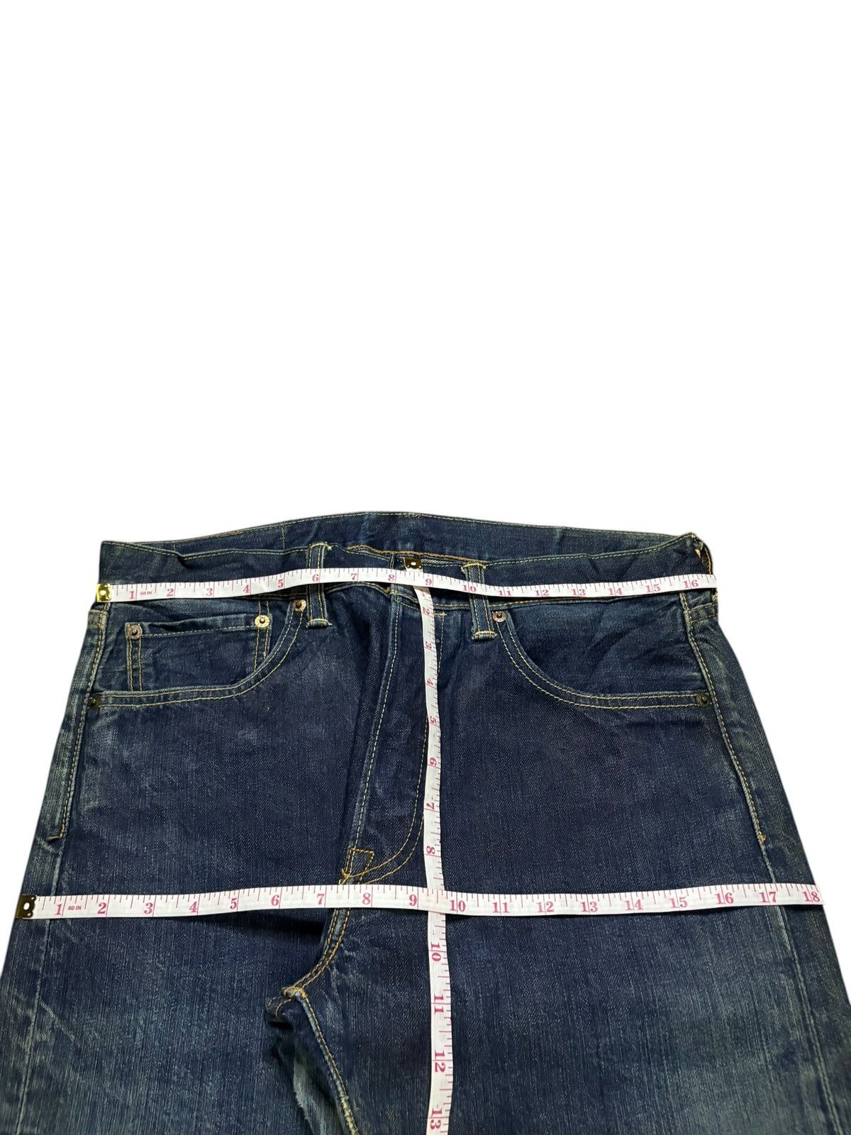 Levi's Vintage Y2k Levis 501 Blue Wash Loose Jeans Size US 32 / EU 48 - 12 Thumbnail