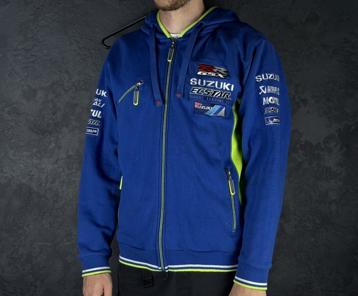 Other Vintage Y2K Suzuki Racing Moto Zip Hoodie Men's Size M Size US M / EU 48-50 / 2 - 1 Thumbnail