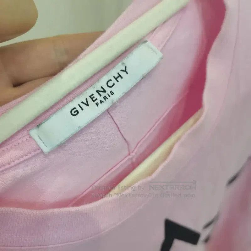 Givenchy Givenchy Pink Cotton Short Sleeve T-Shirt . Size S / US 4 / IT 40 - 3 Thumbnail