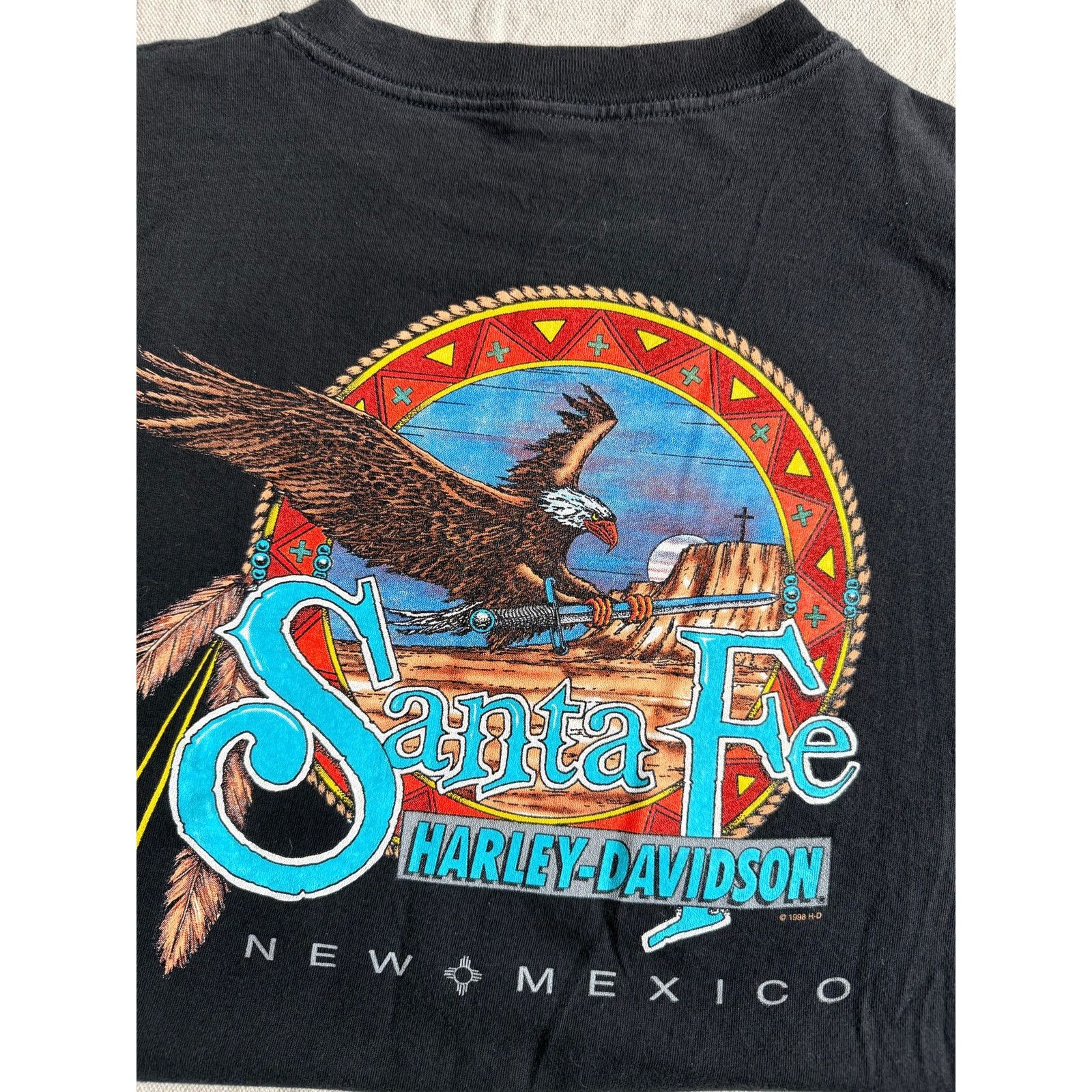 Harley Davidson Vintage Harley Davidson Midnight Rider Tee Large Made in USA Size US XL / EU 56 / 4 - 3 Thumbnail