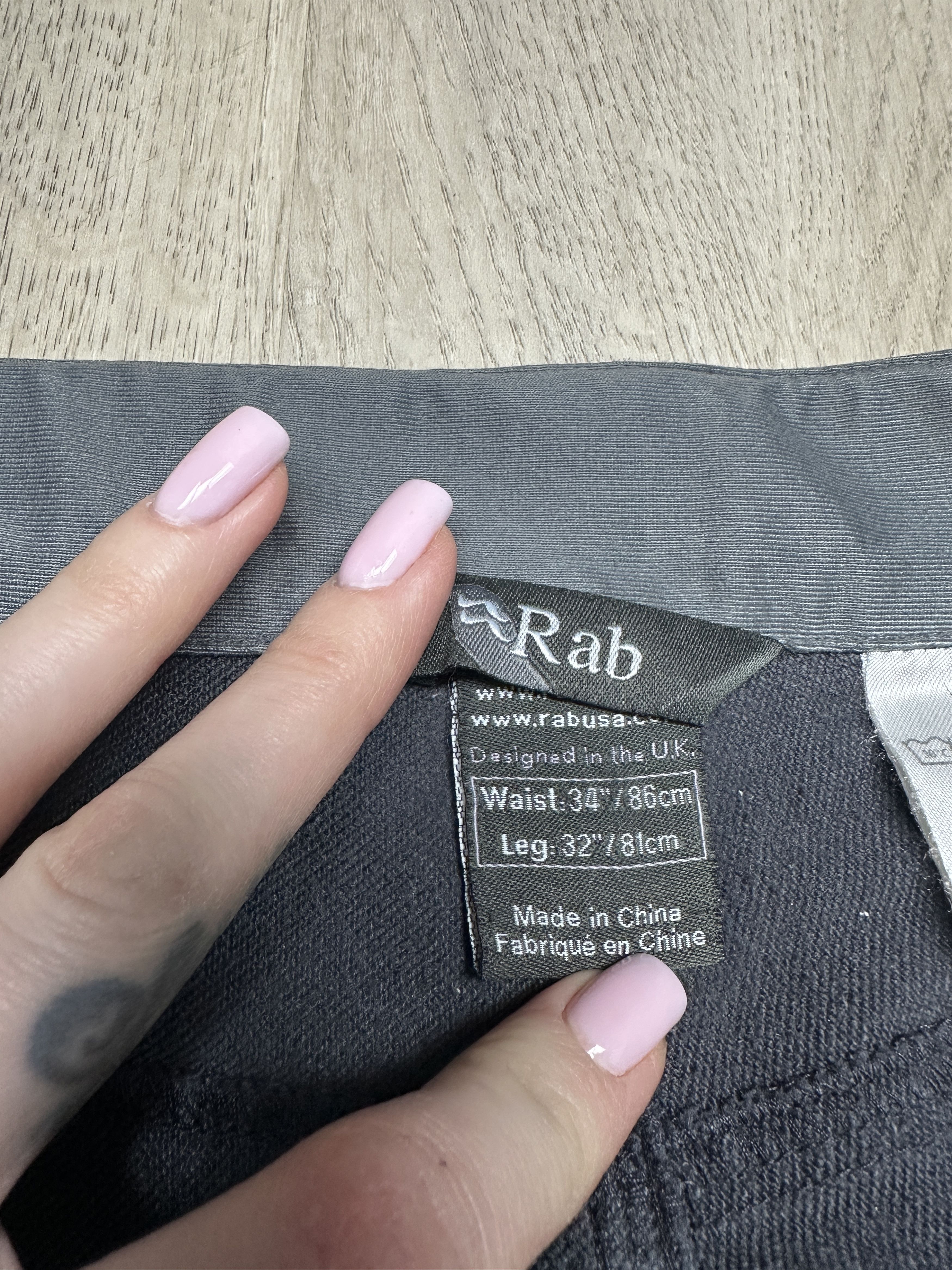 Rab Rab Mens Outdoor Trekking Pants Size US 34 / EU 50 - 7 Thumbnail