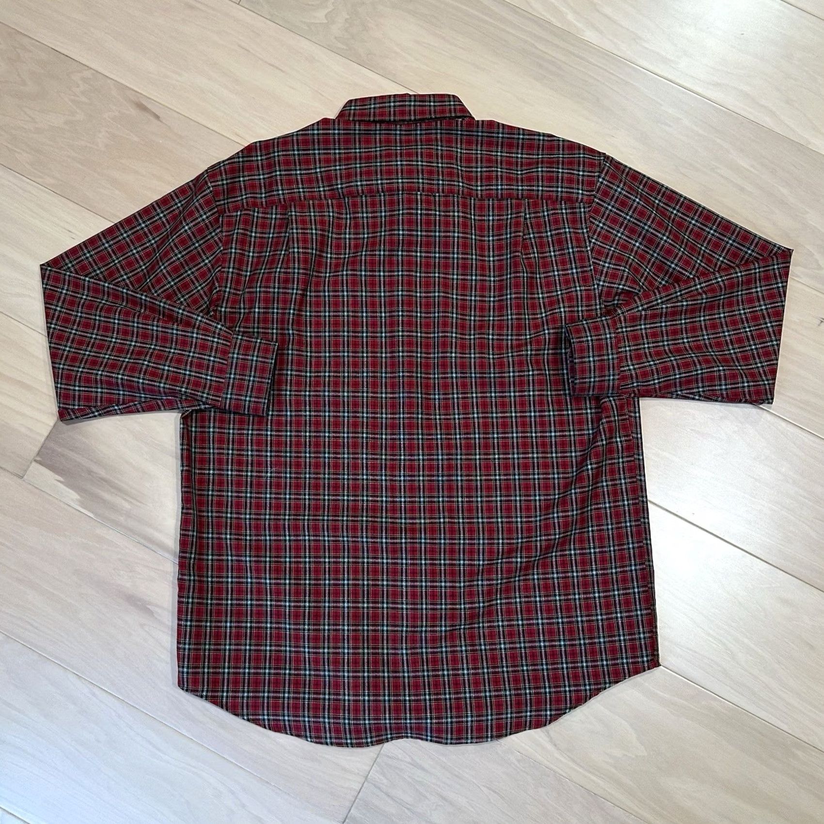 Pendleton VINTAGE Pendleton Button-Up Shirt Plaid Red Wool Long Sleeve- Men Large Size US L / EU 52-54 / 3 - 4 Thumbnail