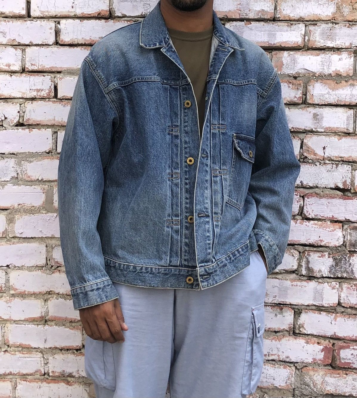 Johnbull Attick by Johnbull Type 1 Denim Jacket Made In Japan Size US L / EU 52-54 / 3 - 3 Thumbnail