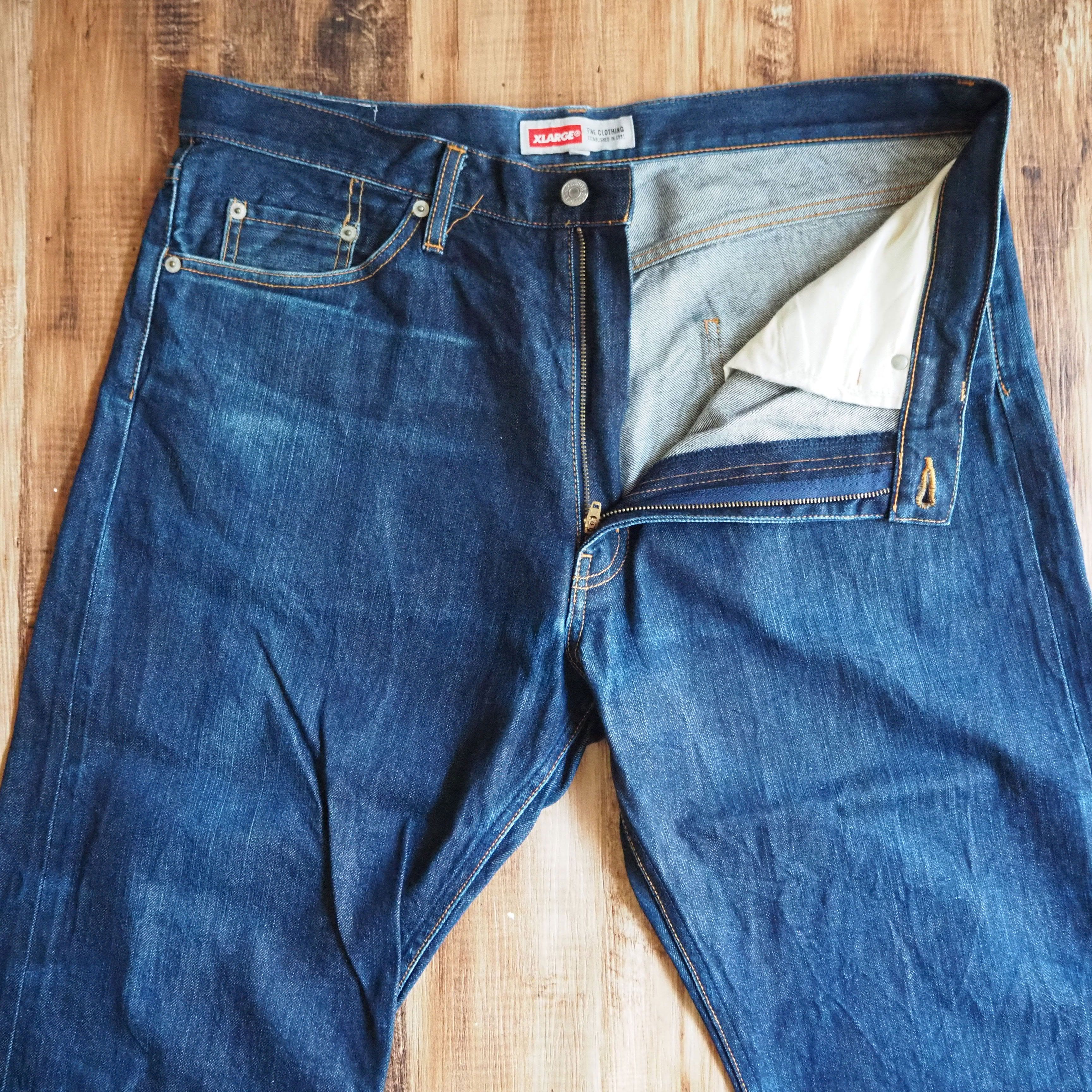 Xlarge XLARGE 0101604 W38 x L35 Pitbull Paint Selvedge Jeans Size US 38 / EU 54 - 5 Thumbnail